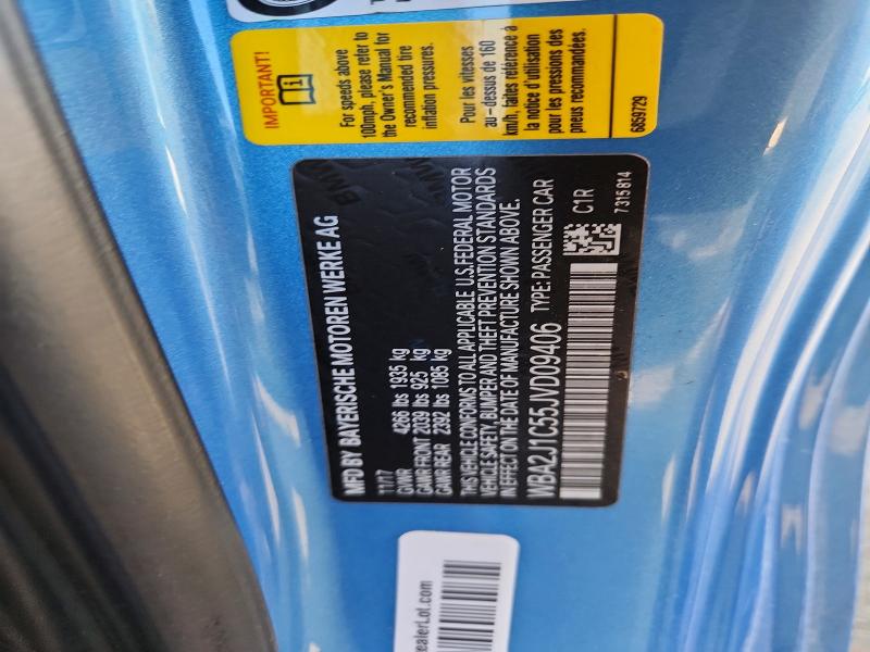 63486406 :رقم المزاد ، WBA2J1C55JVD09406 vin ، 2018 Bmw 2 Series 230i Xdrive مزاد بيع