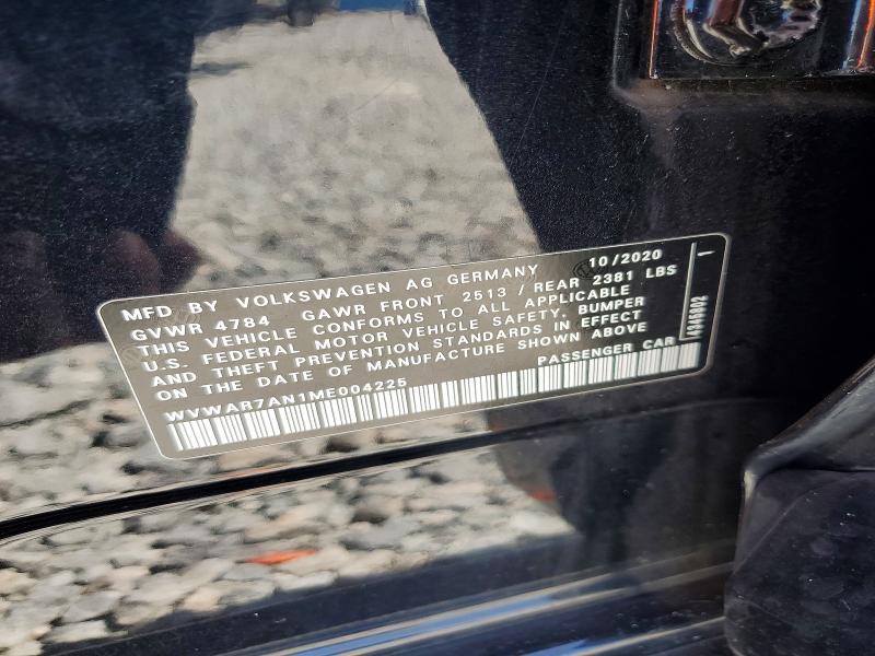Продаж на аукціоні авто 2021 Volkswagen Arteon, vin: WVWAR7AN1ME004225, номер лоту: 65525736