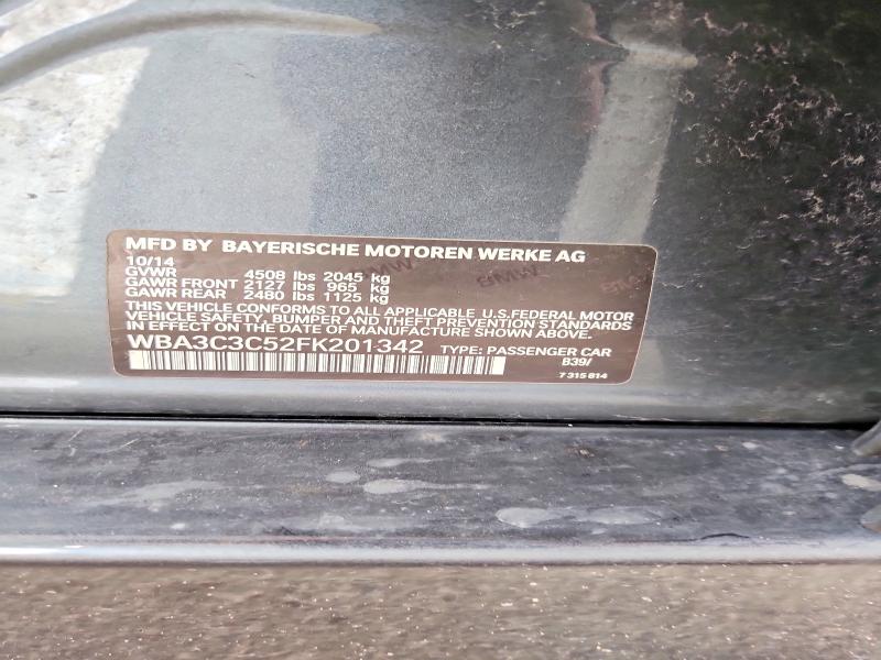66979006 :رقم المزاد ، WBA3C3C52FK201342 vin ، 2015 Bmw 320 مزاد بيع