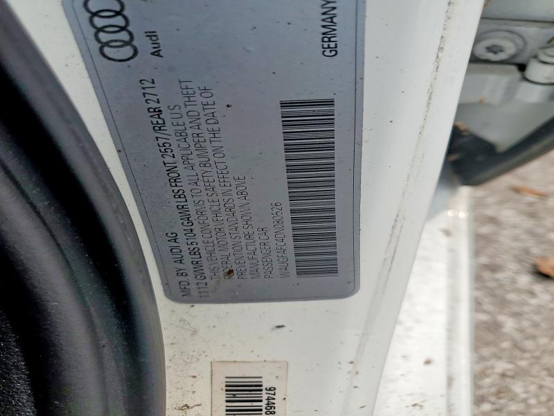 64588576 :رقم المزاد ، WAUGFAFC4DN080526 vin ، 2013 Audi A6 مزاد بيع