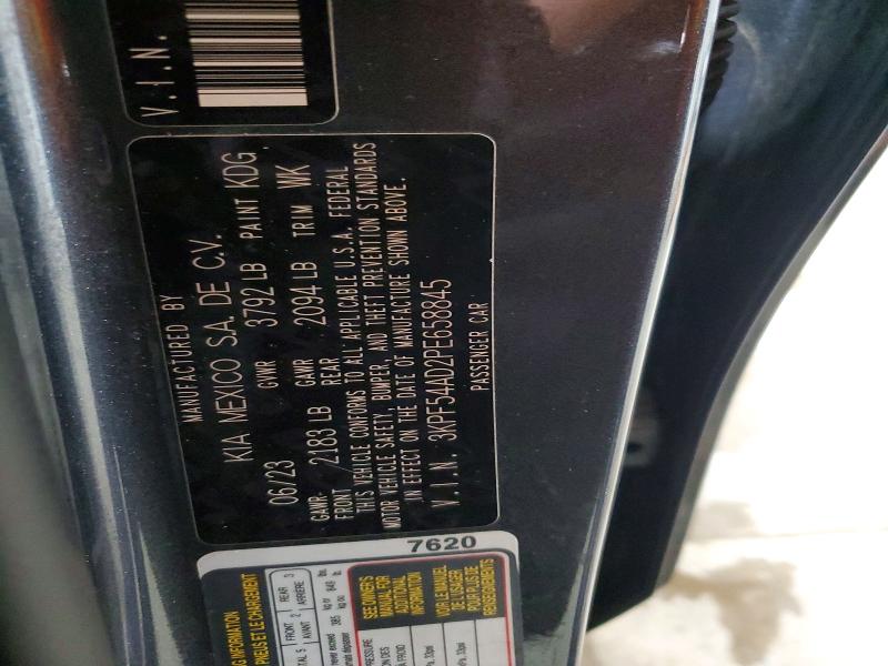 Aukcja sprzedaży 2023 Kia Forte, vin: 3KPF54AD2PE658845, numer aukcji: 65692246