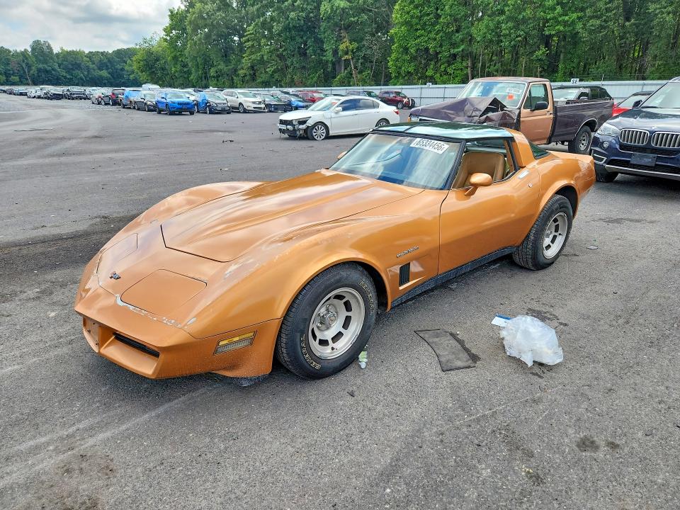 65334456 :رقم المزاد ، 1G1AY8781C5109705 vin ، 1982 Chevrolet Corvette مزاد بيع