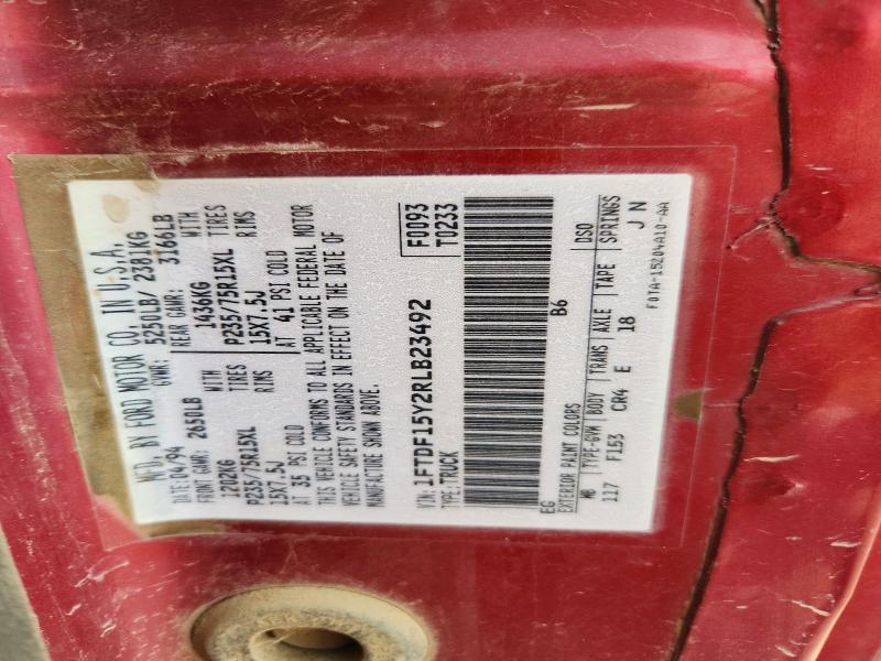 Продажа на аукционе авто 1994 Ford F150, vin: 1FTDF15Y2RLB23492, номер лота: 61410296