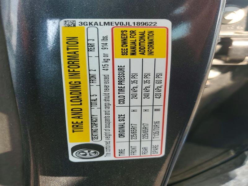 Продажа на аукционе авто 2018 Gmc Terrain, vin: 3GKALMEV0JL189622, номер лота: 63909516