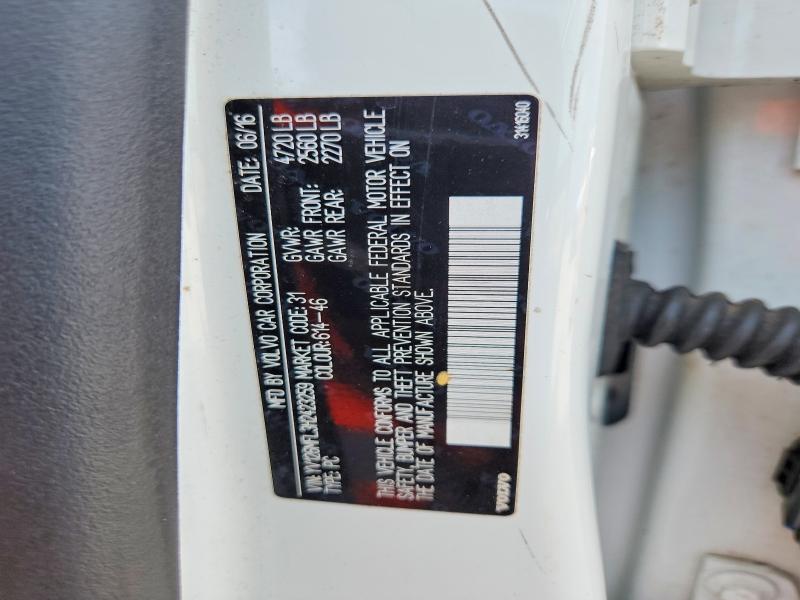 Aukcja sprzedaży 2017 Volvo S60, vin: YV126MFL3H2423259, numer aukcji: 66182066