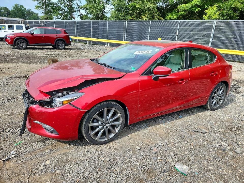 Продажа на аукционе авто 2018 Mazda 3, vin: 3MZBN1M39JM164296, номер лота: 65839756