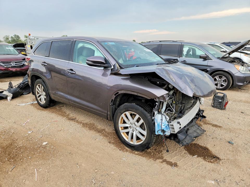 65705306 :رقم المزاد ، 5TDBKRFH6FS193572 vin ، 2015 Toyota Highlander مزاد بيع