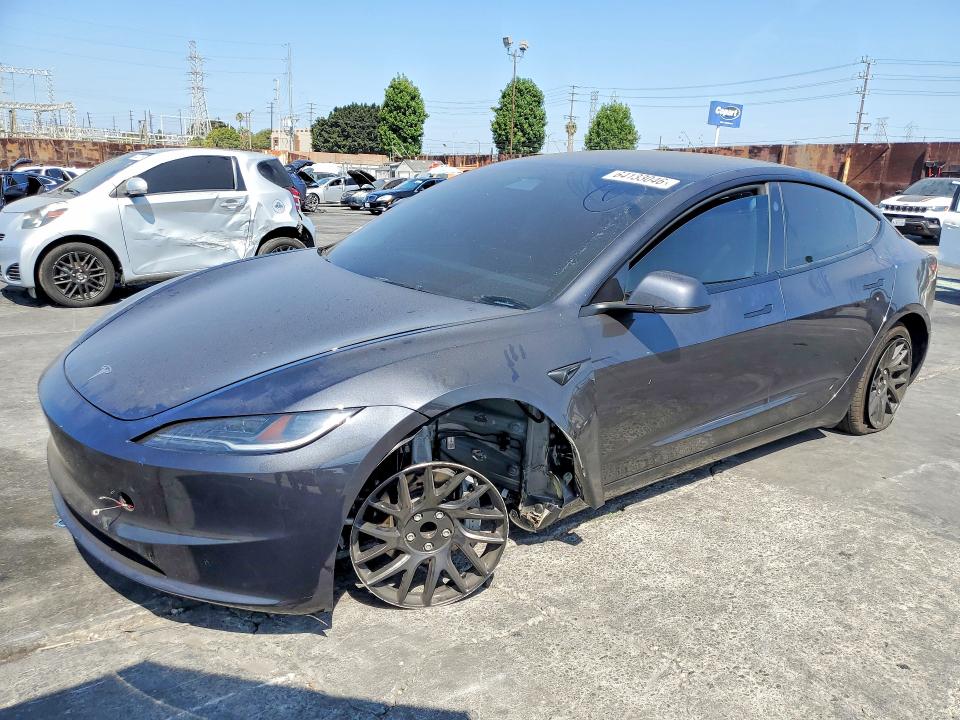 2024 Tesla Model 3 მანქანა იყიდება აუქციონზე, vin: 5YJ3E1EAXRF847080, აუქციონის ნომერი: 64133046
