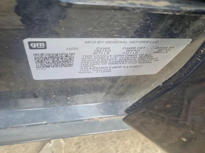 2023 Chevrolet Malibu მანქანა იყიდება აუქციონზე, vin: 1G1ZD5ST2PF114307, აუქციონის ნომერი: 65729126