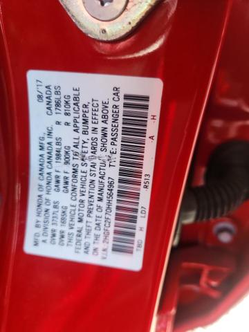 Продажа на аукционе авто 2017 Honda Civic, vin: 2HGFC2F70HH564967, номер лота: 63777386