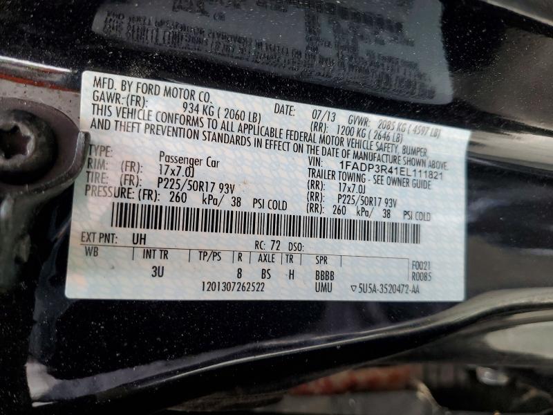 Aukcja sprzedaży 2014 Ford Focus, vin: 1FADP3R41EL111821, numer aukcji: 63596066