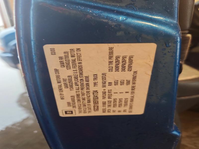 64696206 :رقم المزاد ، 1GCCS1955Y8241724 vin ، 2000 Chevrolet S Truck مزاد بيع