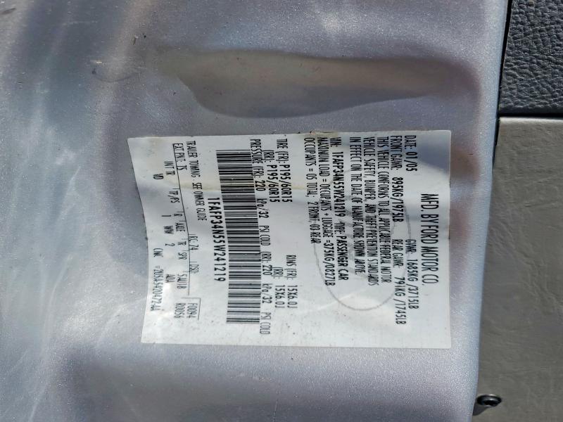 Продажа на аукционе авто 2005 Ford Focus, vin: 1FAFP34N55W241219, номер лота: 64631576