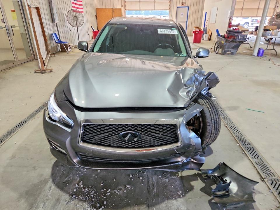 66735046 :رقم المزاد ، JN1AV7AR3FM850673 vin ، 2015 Infiniti Q50 Hybrid مزاد بيع
