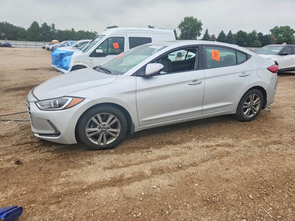 2018 Hyundai Elantra მანქანა იყიდება აუქციონზე, vin: KMHD84LF8JU619677, აუქციონის ნომერი: 65169416