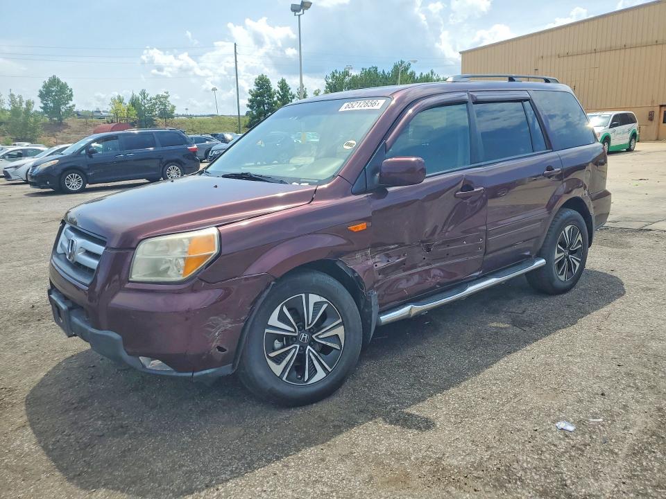65212856 :رقم المزاد ، 2HKYF186X7H528299 vin ، 2007 Honda Pilot مزاد بيع