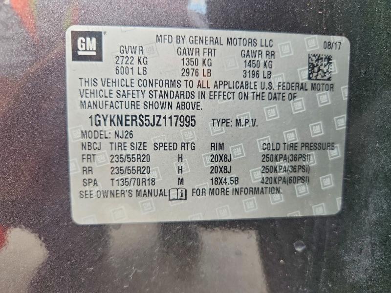 Продажа на аукционе авто 2018 Cadillac Xt5, vin: 1GYKNERS5JZ117995, номер лота: 66541446