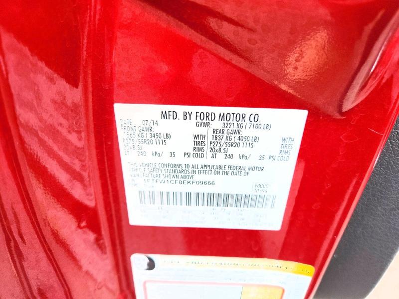 Aukcja sprzedaży 2014 Ford F150, vin: 1FTFW1CF8EKF09666, numer aukcji: 64704356