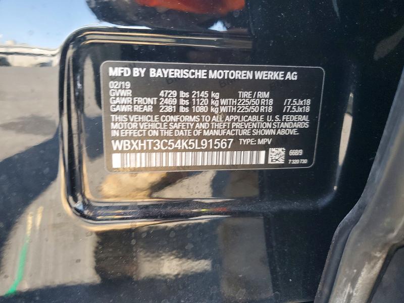 Aukcja sprzedaży 2019 Bmw X1, vin: WBXHT3C54K5L91567, numer aukcji: 63681556