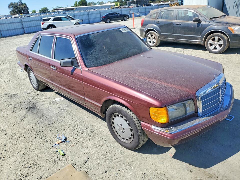 66791006 :رقم المزاد ، WDBCA35E0MA603805 vin ، 1991 Mercedes-benz 420 مزاد بيع