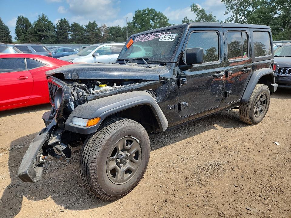 66121916 :رقم المزاد ، 1C4PJXDG8RW273337 vin ، 2024 Jeep Wrangler مزاد بيع