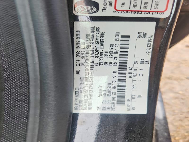 Продаж на аукціоні авто 2015 Ford Fiesta, vin: 3FADP4BJ5FM114288, номер лоту: 65929846