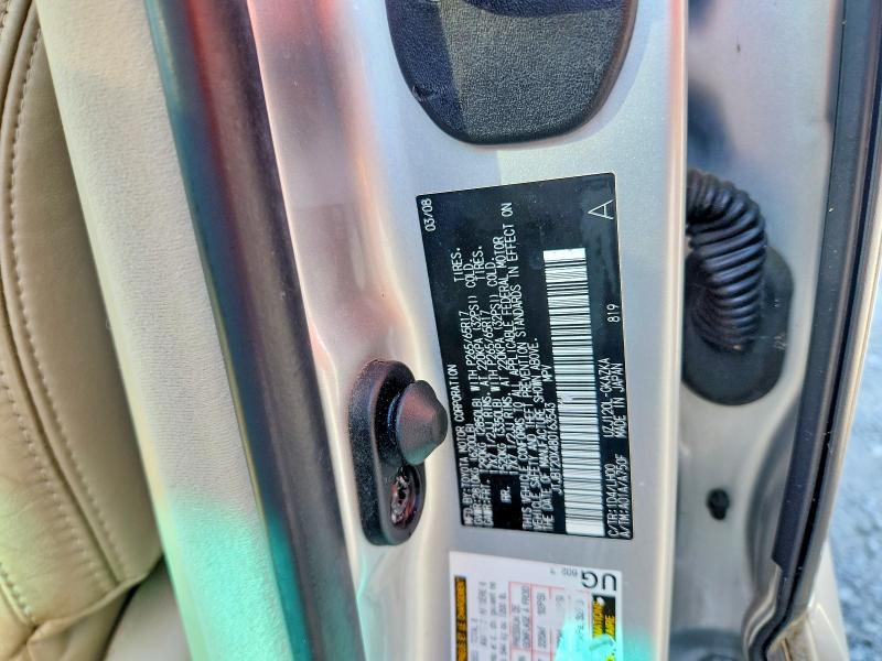 67154426 :رقم المزاد ، JTJBT20X480163543 vin ، 2008 Lexus Gx مزاد بيع