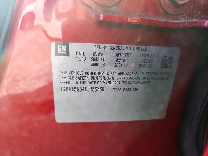 62322256 :رقم المزاد ، 1G6AE5S34E0155350 vin ، 2014 Cadillac Ats مزاد بيع