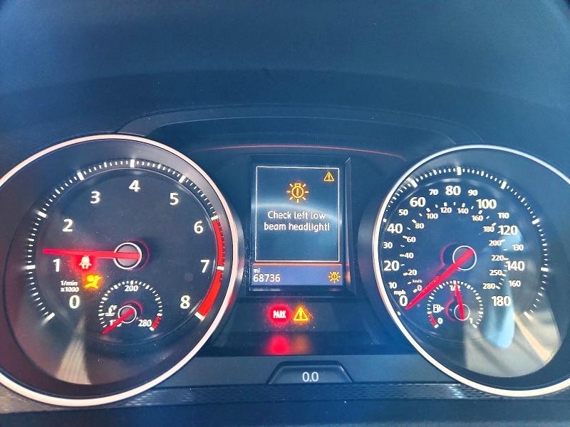 2017 Volkswagen Gti მანქანა იყიდება აუქციონზე, vin: 3VW5T7AU7HM075467, აუქციონის ნომერი: 65396776