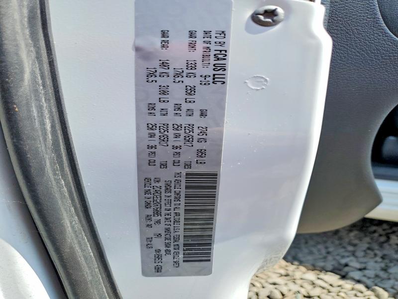 2019 Dodge Grand Caravan მანქანა იყიდება აუქციონზე, vin: 2C4RDGEG2KR760885, აუქციონის ნომერი: 64283746