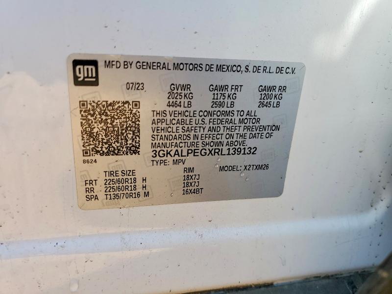 Продажа на аукционе авто 2024 Gmc Terrain, vin: 3GKALPEGXRL139132, номер лота: 64132716