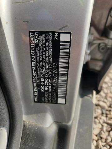 Продаж на аукціоні авто 2002 Mercedes-benz C, vin: WDBRF64J12E002047, номер лоту: 59542656