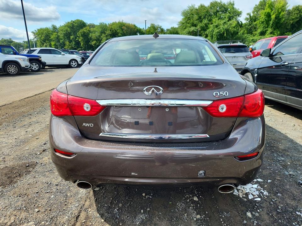 Продаж на аукціоні авто 2014 Infiniti Q50, vin: JN1BV7AR4EM704026, номер лоту: 64925686