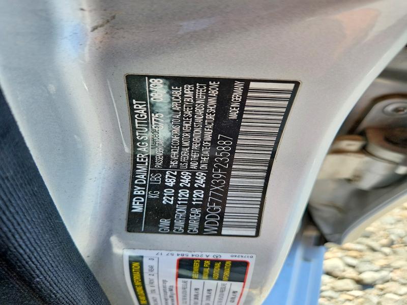65565266 :رقم المزاد ، WDDGF77X39F235887 vin ، 2009 Mercedes-benz C مزاد بيع