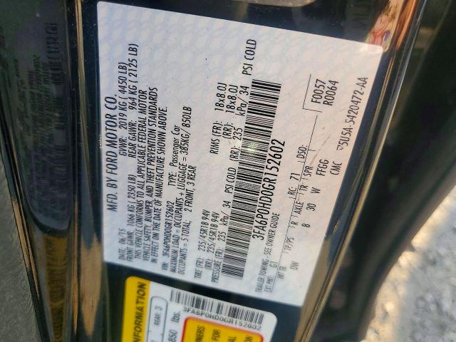 Aukcja sprzedaży 2016 Ford Fusion, vin: 3FA6P0HD0GR152602, numer aukcji: 64264006