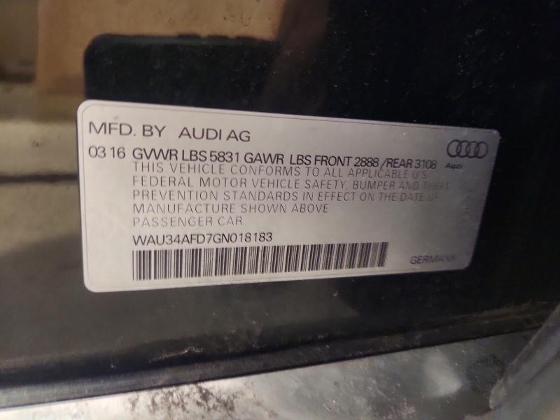 Aukcja sprzedaży 2016 Audi A8 L Quatt, vin: WAU34AFD7GN018183, numer aukcji: 66192636