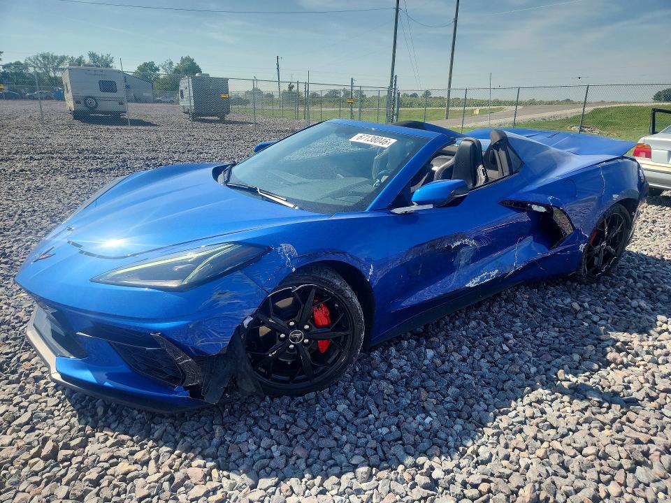 2023 Chevrolet Corvette მანქანა იყიდება აუქციონზე, vin: 1G1YA3D40P5107019, აუქციონის ნომერი: 67138046