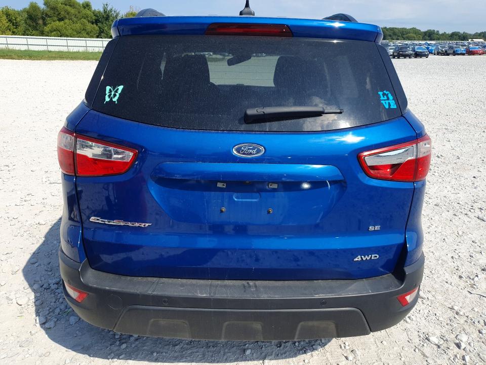 2019 Ford Ecosport მანქანა იყიდება აუქციონზე, vin: MAJ6S3GL3KC293244, აუქციონის ნომერი: 66533256