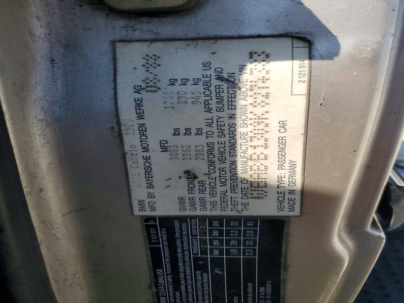 Продажа на аукционе авто 1989 Bmw 325, vin: WBABB1309K8274383, номер лота: 66098886