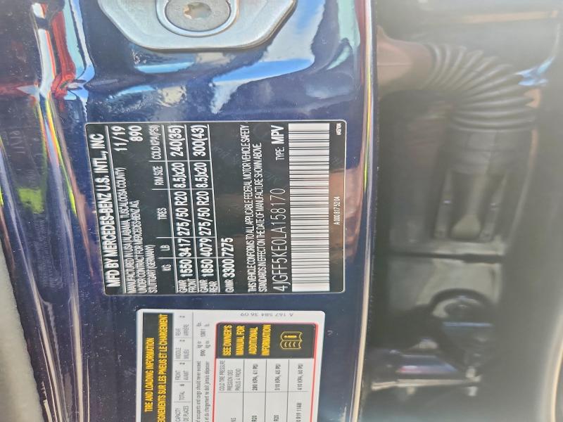 Продаж на аукціоні авто 2022 Mercedes-benz Gls, vin: 4JGFF5KE0LA158170, номер лоту: 63747876