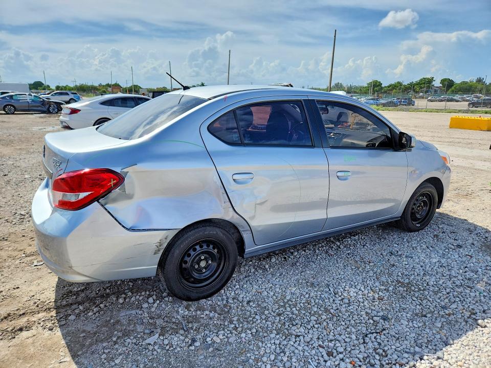2019 Mitsubishi Mirage მანქანა იყიდება აუქციონზე, vin: ML32F3FJ8KHF05559, აუქციონის ნომერი: 64460496