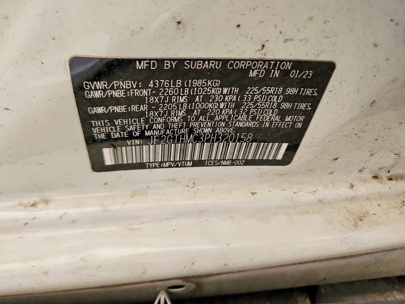 Aukcja sprzedaży 2023 Subaru Crosstrek, vin: JF2GTHMC3PH320158, numer aukcji: 66539986