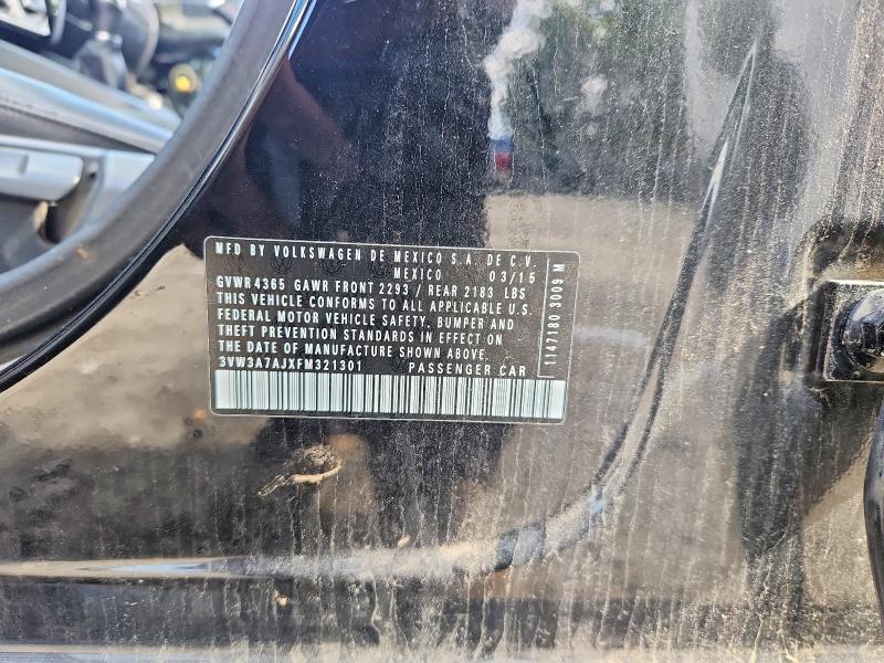 Продажа на аукционе авто 2015 Volkswagen Jetta, vin: 3VW3A7AJXFM321301, номер лота: 64541736