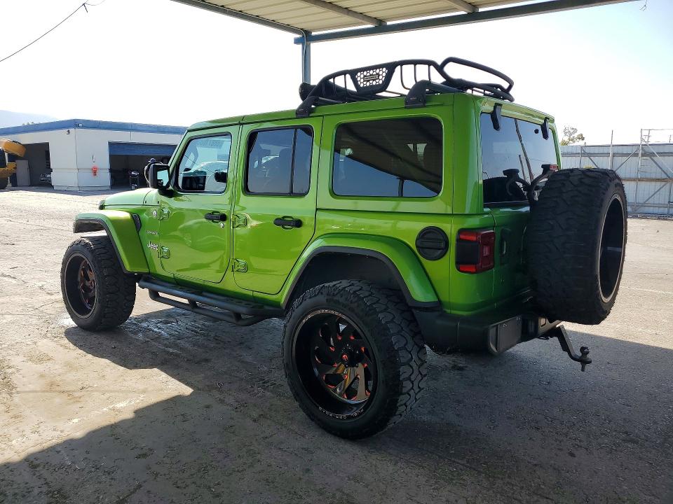 66871086 :رقم المزاد ، 1C4HJXEG1JW240302 vin ، 2018 Jeep Wrangler Unlimited مزاد بيع