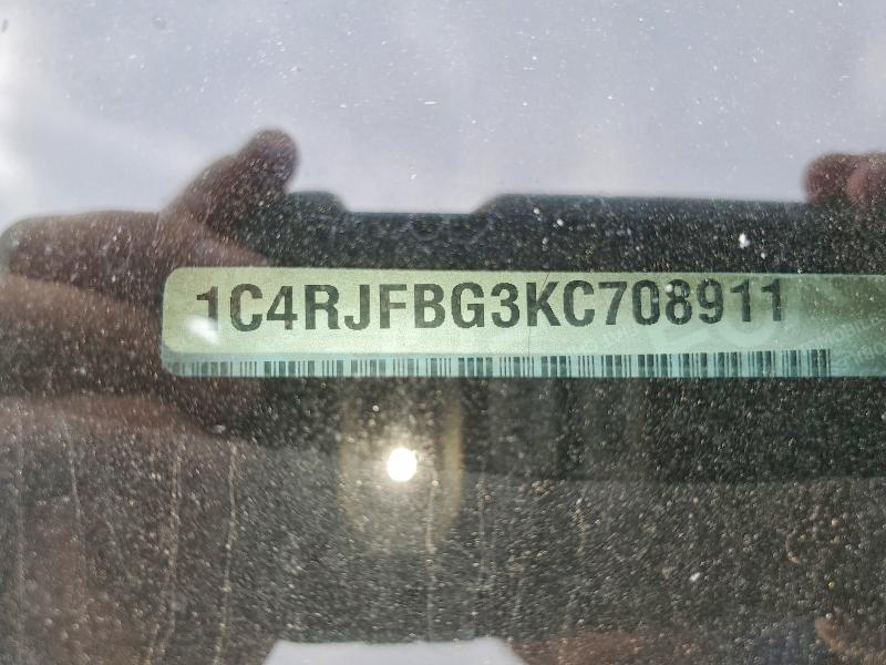 Aukcja sprzedaży 2019 Jeep Grand Cherokee, vin: 1C4RJFBG3KC708911, numer aukcji: 66939256