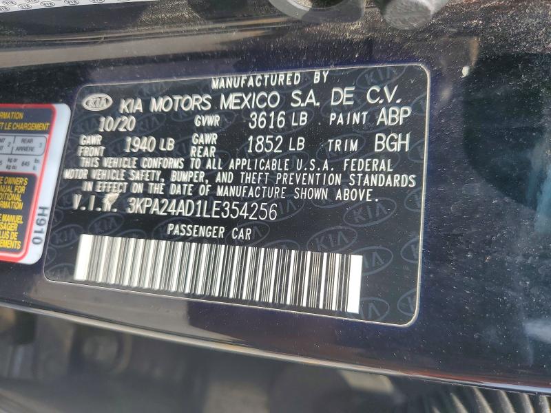 Aukcja sprzedaży 2020 Kia Rio, vin: 3KPA24AD1LE354256, numer aukcji: 64232926