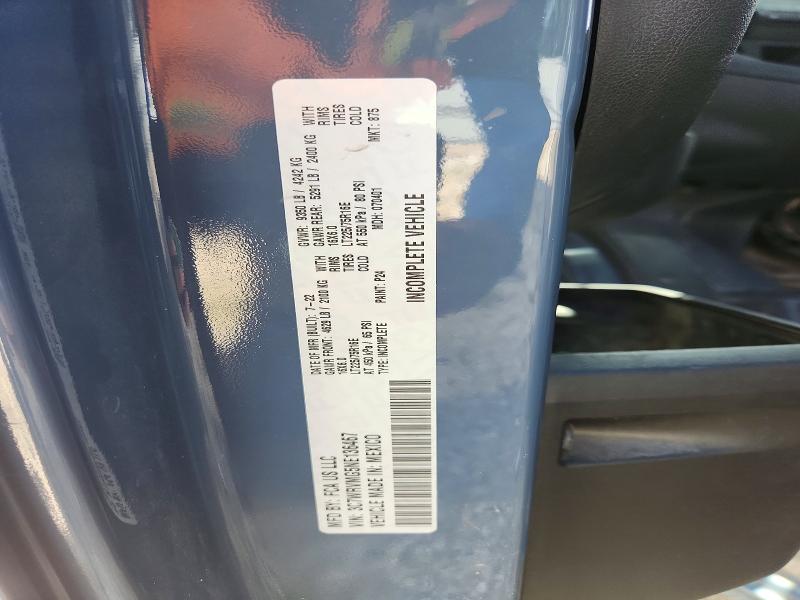 Продаж на аукціоні авто 2022 Ram Promaster 3500, vin: 3C7WRVMG5NE136467, номер лоту: 65214446