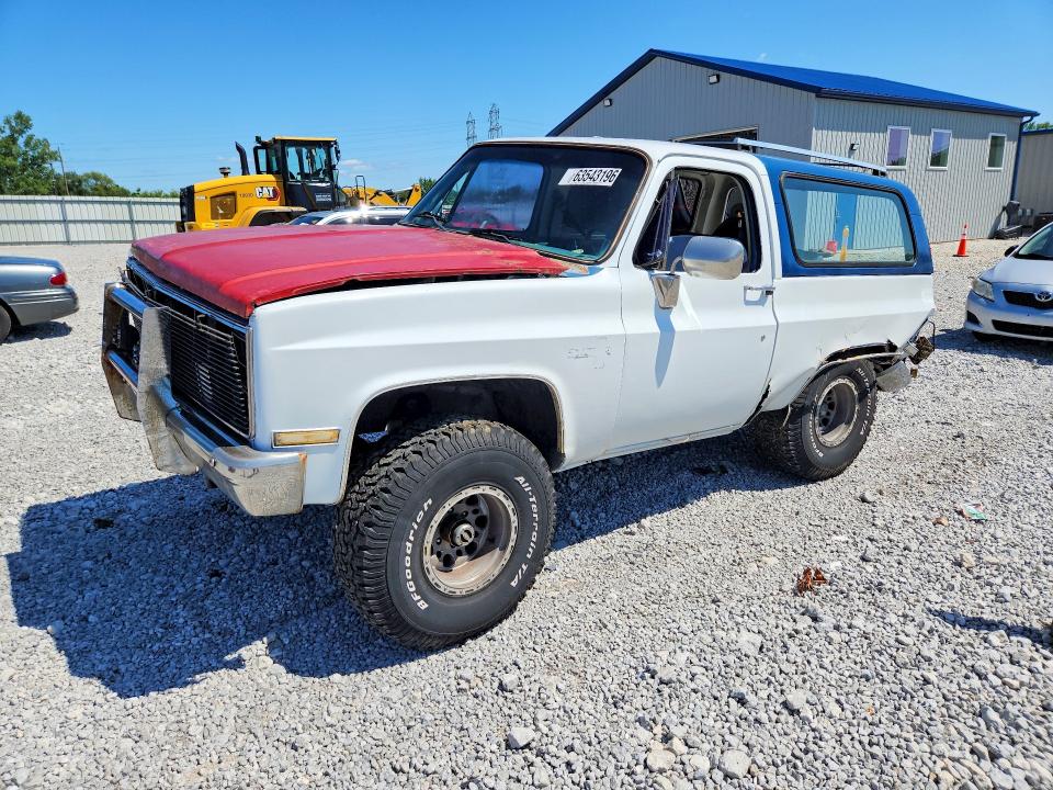 1986 Chevrolet Blazer მანქანა იყიდება აუქციონზე, vin: 1G8EK18H5GF195529, აუქციონის ნომერი: 63543196