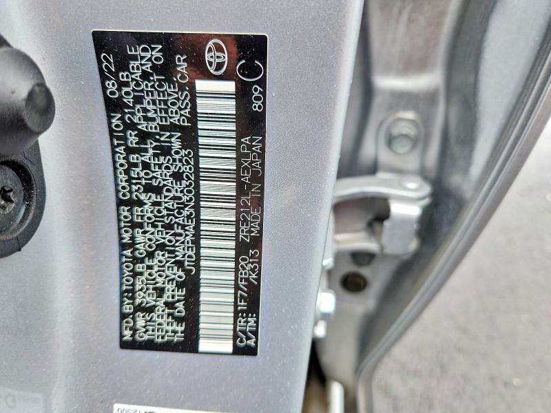 Продажа на аукционе авто 2022 Toyota Corolla, vin: JTDEPMAE3N3032823, номер лота: 59407036