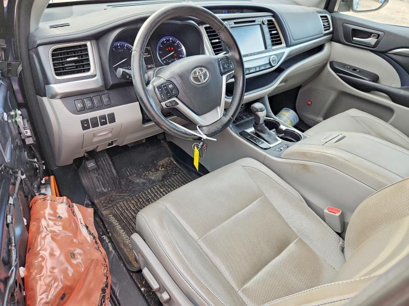 2017 Toyota Highlander მანქანა იყიდება აუქციონზე, vin: 5TDDZRFH6HS374212, აუქციონის ნომერი: 62345916